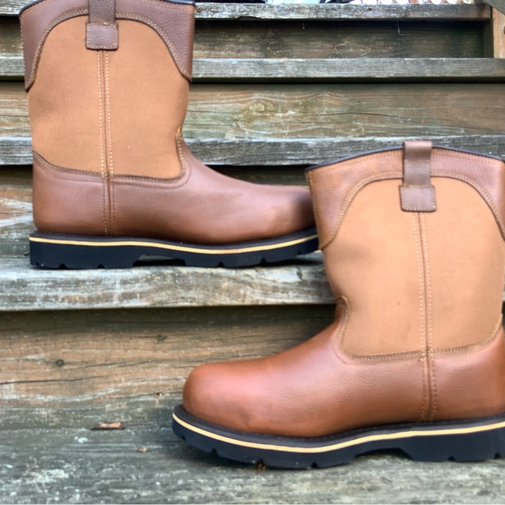 EUC BRAHMA STEEL TOE BOOTS. - Picture 4 of 16